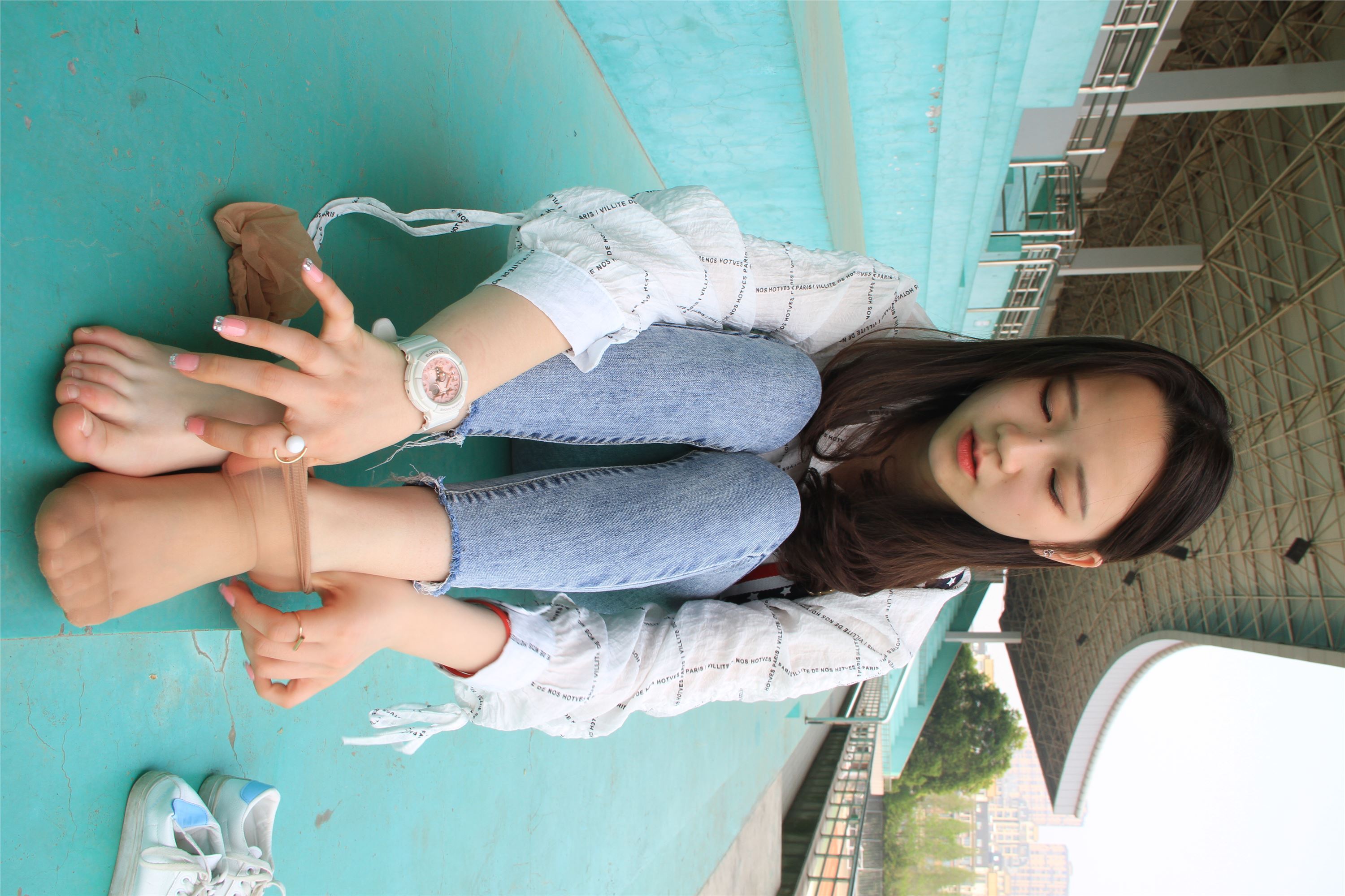 自由摄影 No.002 我为我喜欢的袜子代言[102P-621